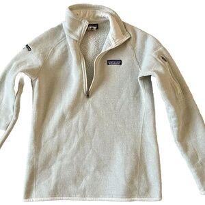 Patagonia Women's Better Sweater 1/4-Zip - Size Medium Cream Ivory